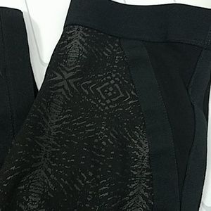 Jessica Simpson Animal Print Black Leggings